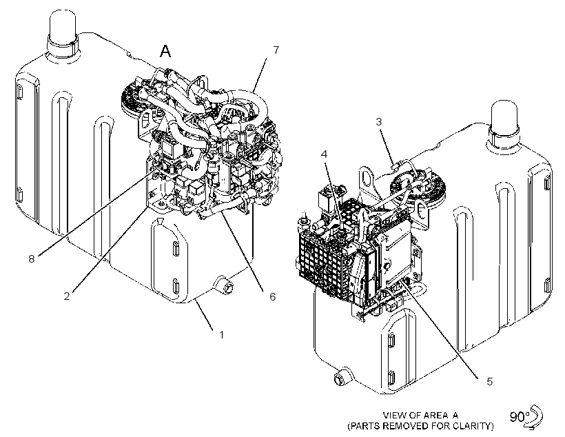 Модуль AdBlue (компоновка) 3866532 CAT