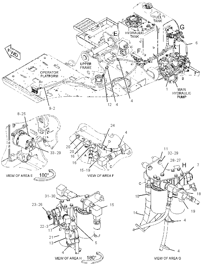 FILTER & LINES GP-HYDRAULIC 3873703 CAT