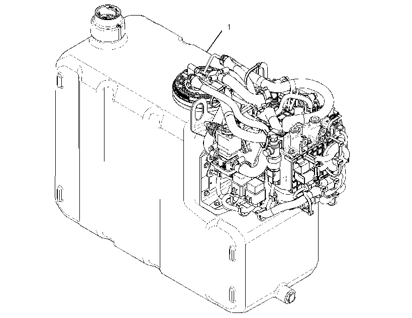 Модуль AdBlue (компоновка) 3735522 CAT