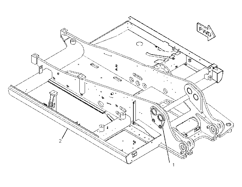 FRAME & BEARING AS 3804831 CAT