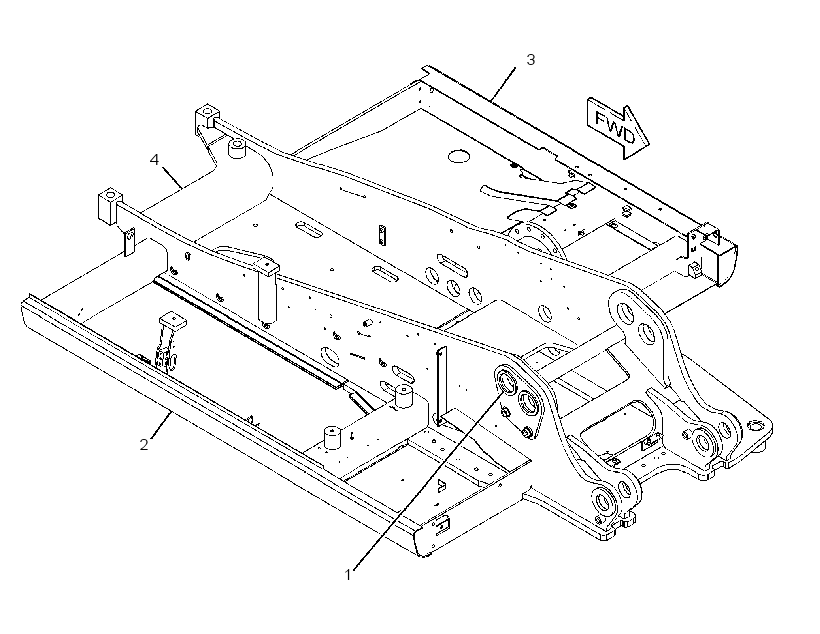 FRAME AS-UPPER 3804832 CAT