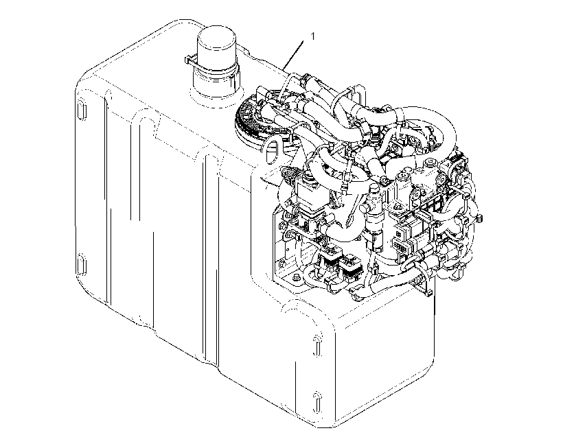 Модуль AdBlue (компоновка) 3735544 CAT