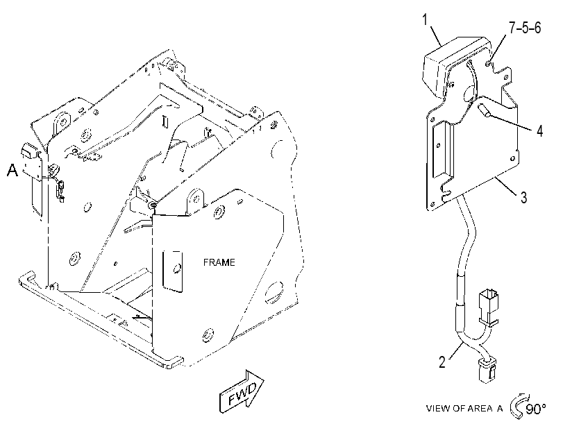 MOUNTING GP-REGISTRATION 4223333 CAT