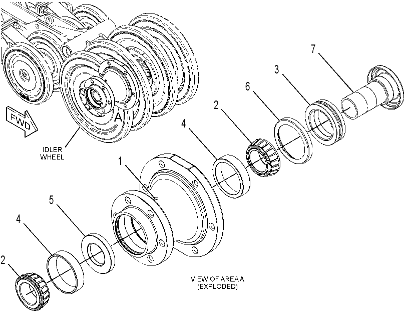 AXLE GP-IDLER 3725766 CAT