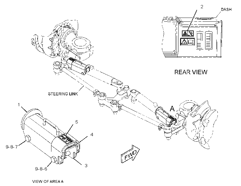 LOCK GP-STEERING CYLINDER 4172740 CAT