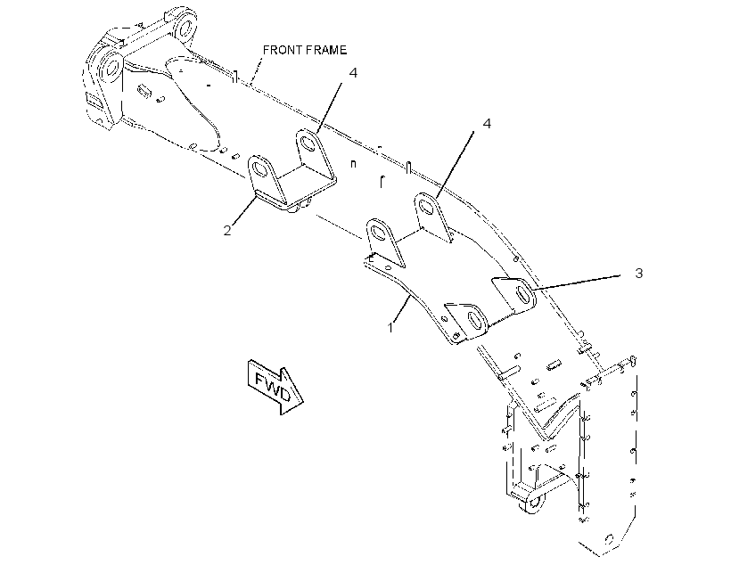 BRACKET GP-SCARIFIER 2560783 CAT
