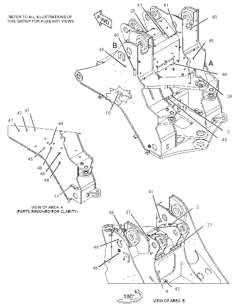 FRAME AS-FRONT 4170465 CAT