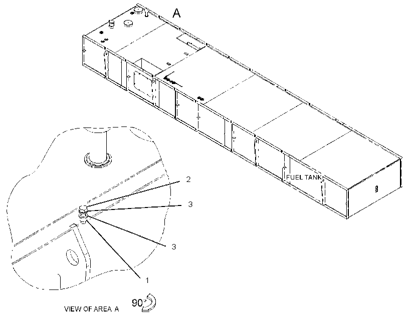 FASTENER GP-FUEL TANK 4241184 CAT