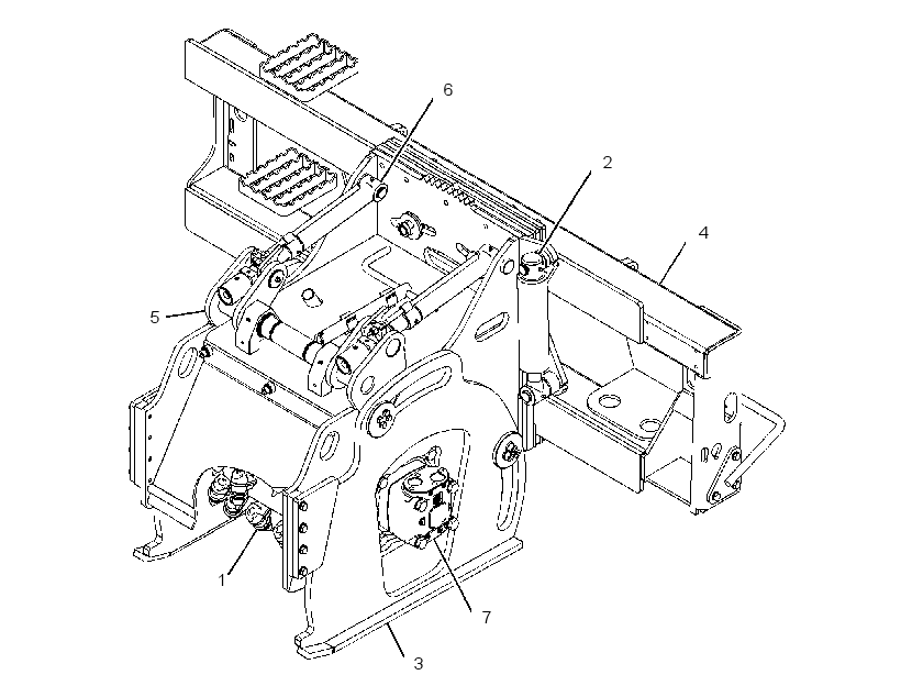FRAME GP-COLD PLANER 3818306 CAT