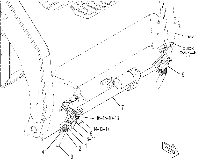 KIT-QUICK COUPLER CONVERSION 4335224 CAT