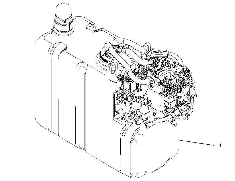 Модуль AdBlue (компоновка) 3892691 CAT