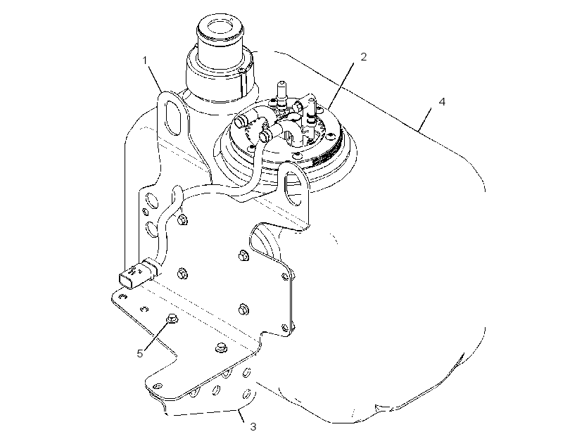 Бак AdBlue 3893929 CAT