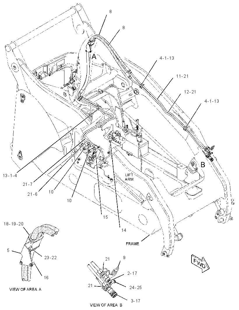 LINES GP-WORK TOOL 2582422 CAT