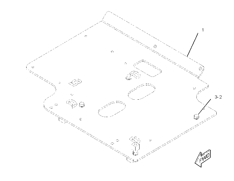 MOUNTING GP-COMPUTER 4351510 CAT