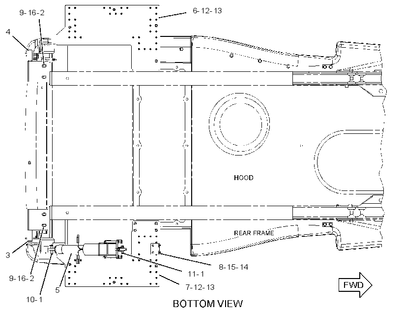 TILT GP-HOOD 3926806 CAT