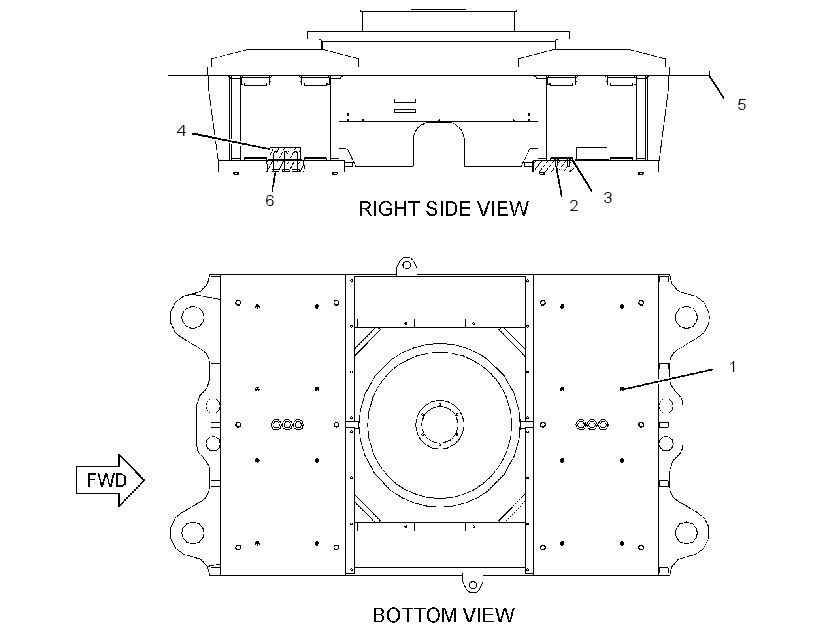 FRAME GP-CARBODY 3701918 CAT