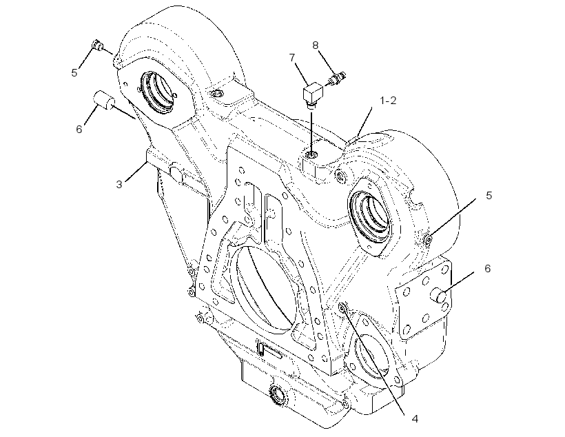 HOUSING AS-FLYWHEEL 3812368 CAT