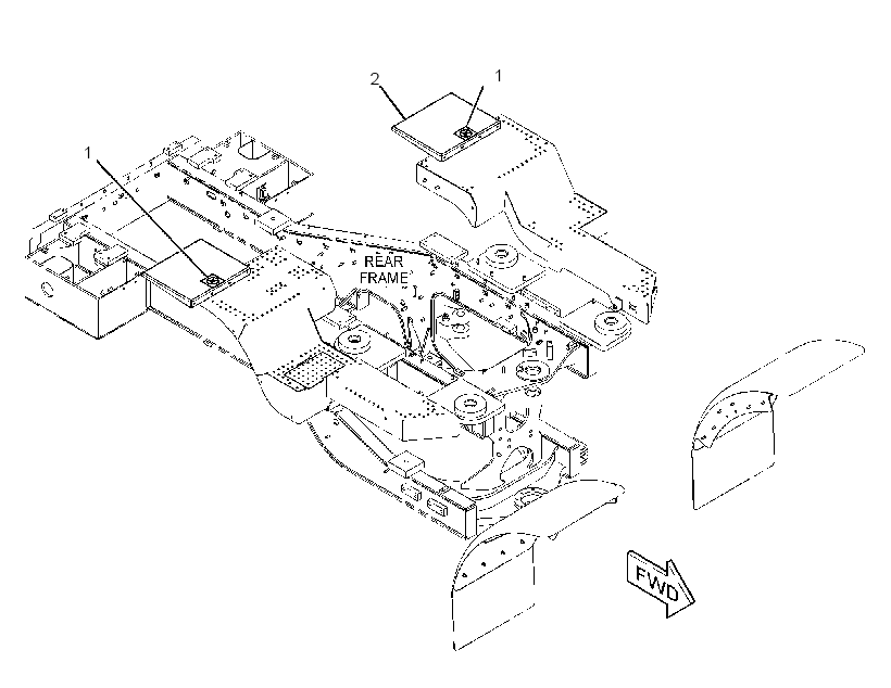EXTENSION GP-FENDER 3938857 CAT