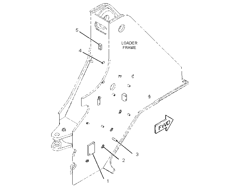 HARDWARE GP-FRONT FRAME 4188510 CAT