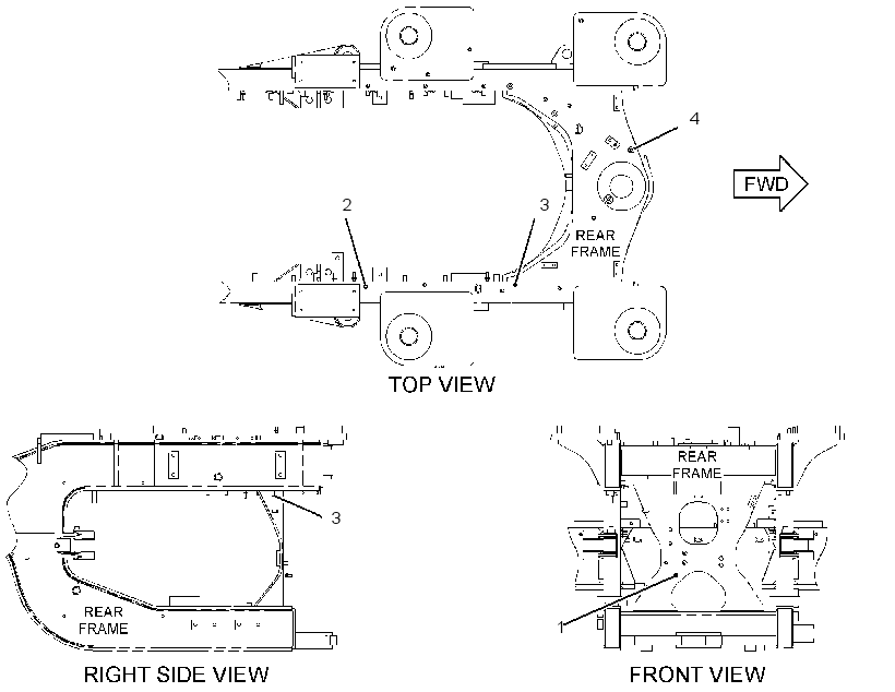 HARDWARE GP-REAR FRAME 4175616 CAT
