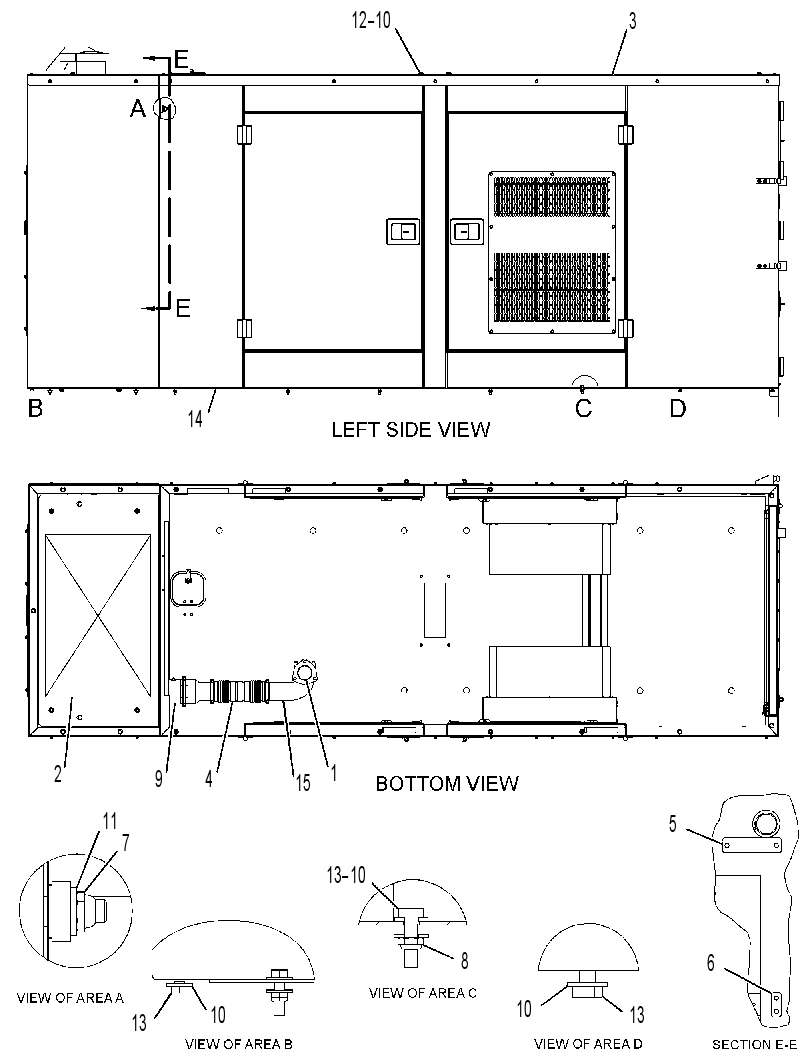 ENCLOSURE GP-GENSET 2991640 CAT