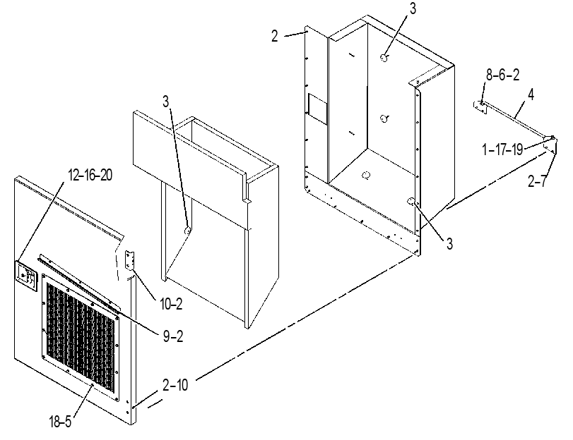 DOOR AS 3606585 CAT