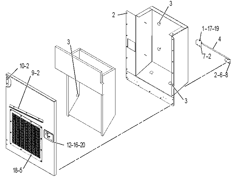 DOOR AS 3606588 CAT