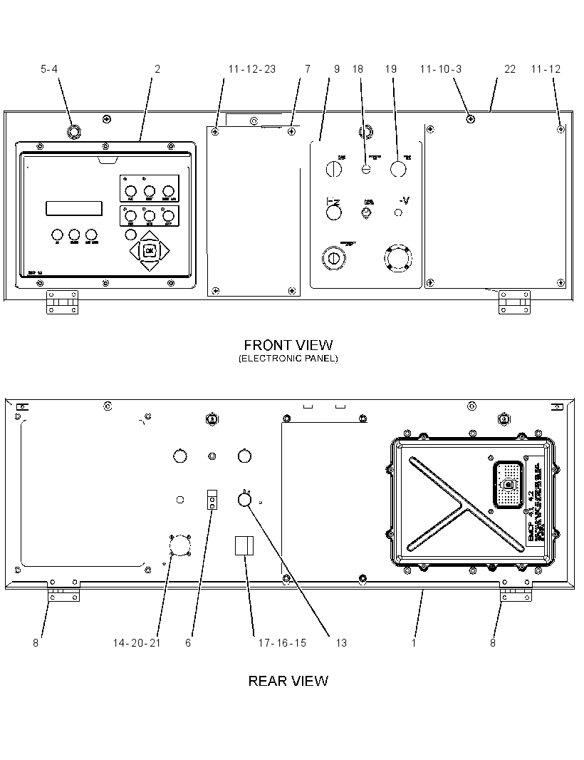 Панель приборов 3631715 CAT