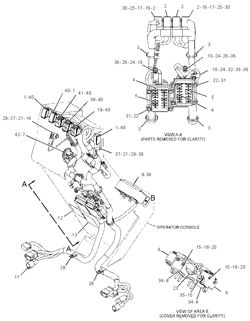 WIRING GP-STEERING CONSOLE 3736938 CAT