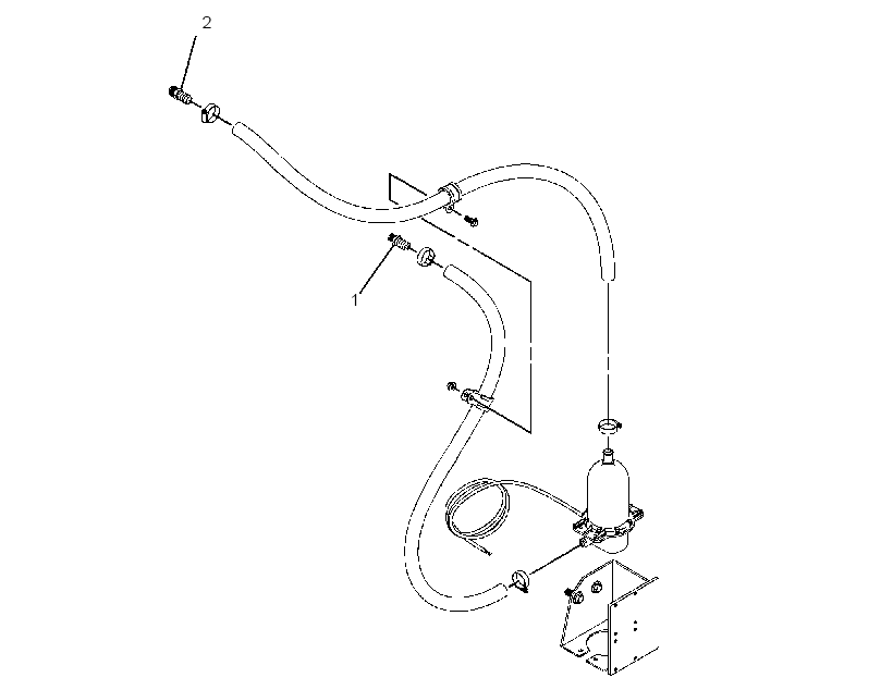 Подключение водяное 3555457 CAT