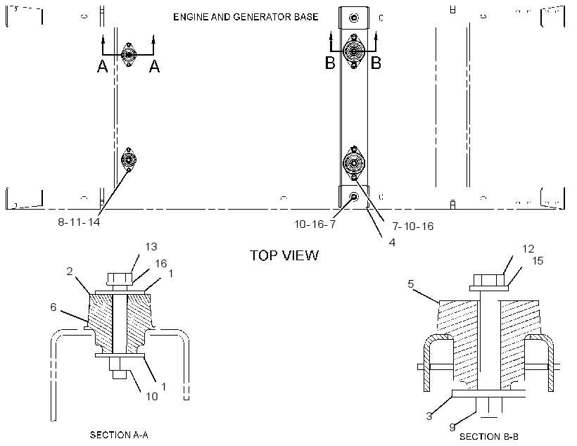 MOUNTING GP-BEAM 2556674 CAT