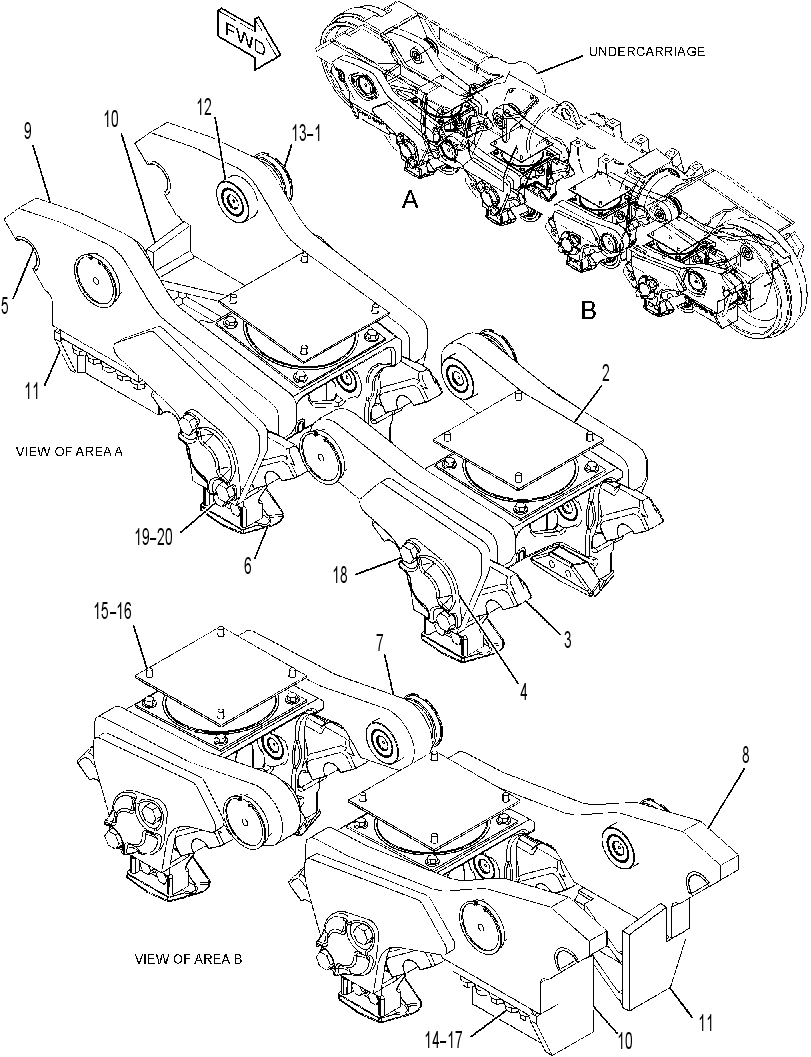 SUSPENSION GP-BOGIE 3854717 CAT