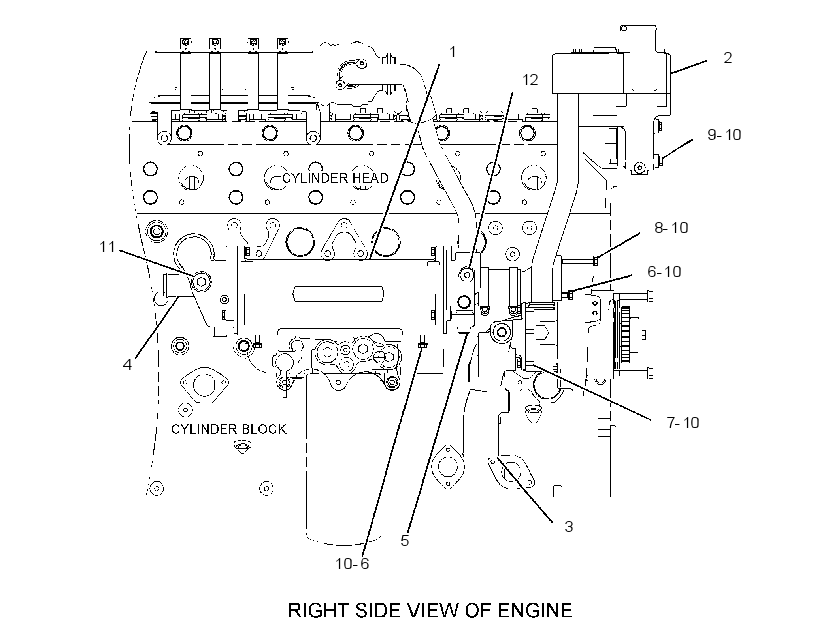 Трубопроводы водяные 4238368 CAT