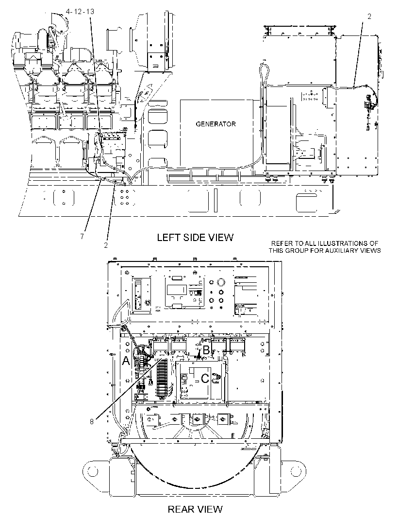 Переоборудование проводки 3612902 CAT