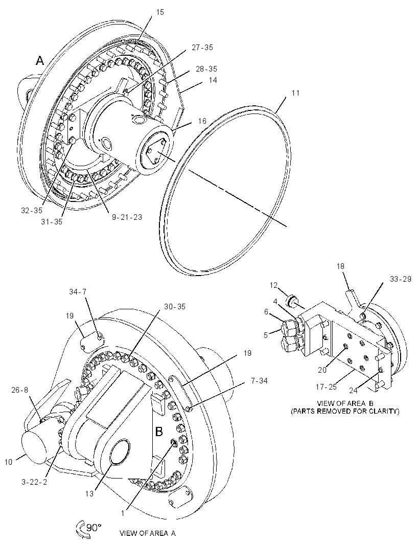 ROTATOR GP-HYDRAULIC 3176248 CAT