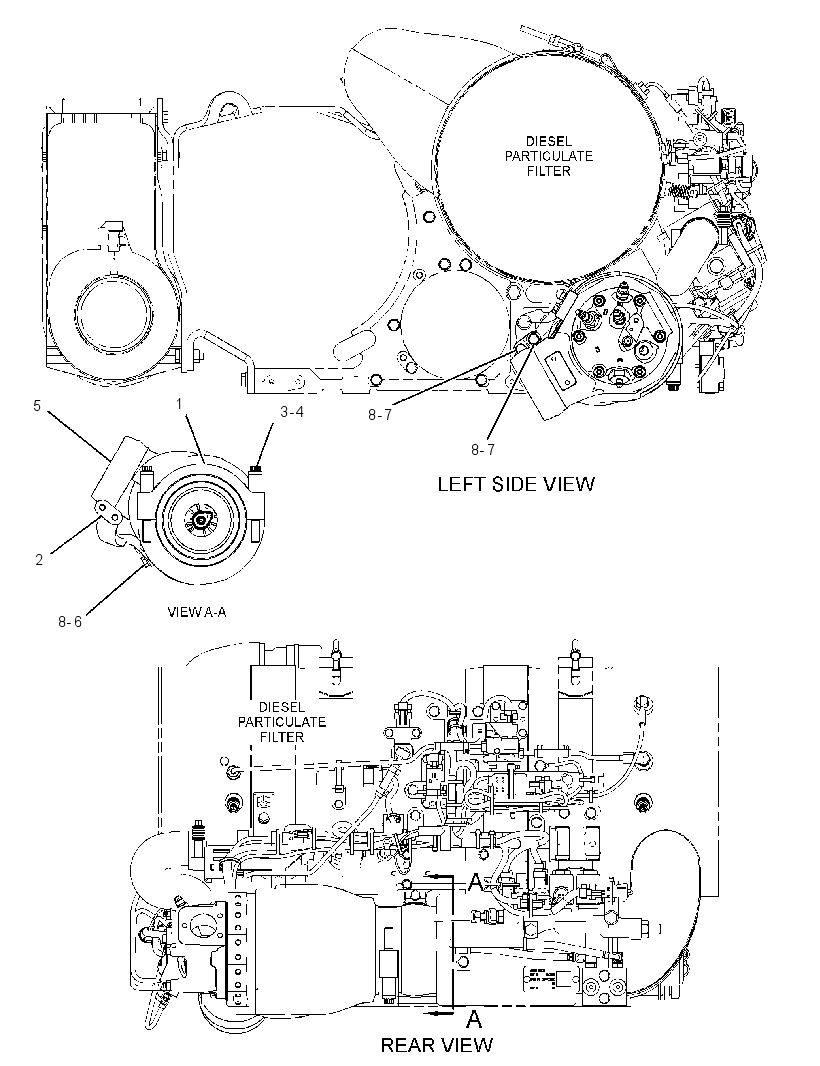 COMBUSTION & MTG GP-EXHAUST 3649004 CAT
