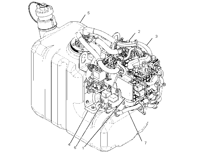 Модуль AdBlue (компоновка) 3996161 CAT