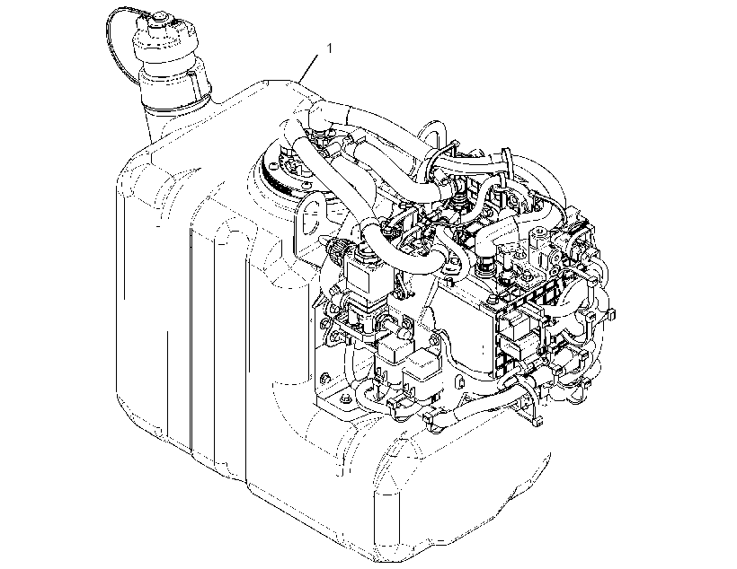 Модуль AdBlue (компоновка) 3892697 CAT
