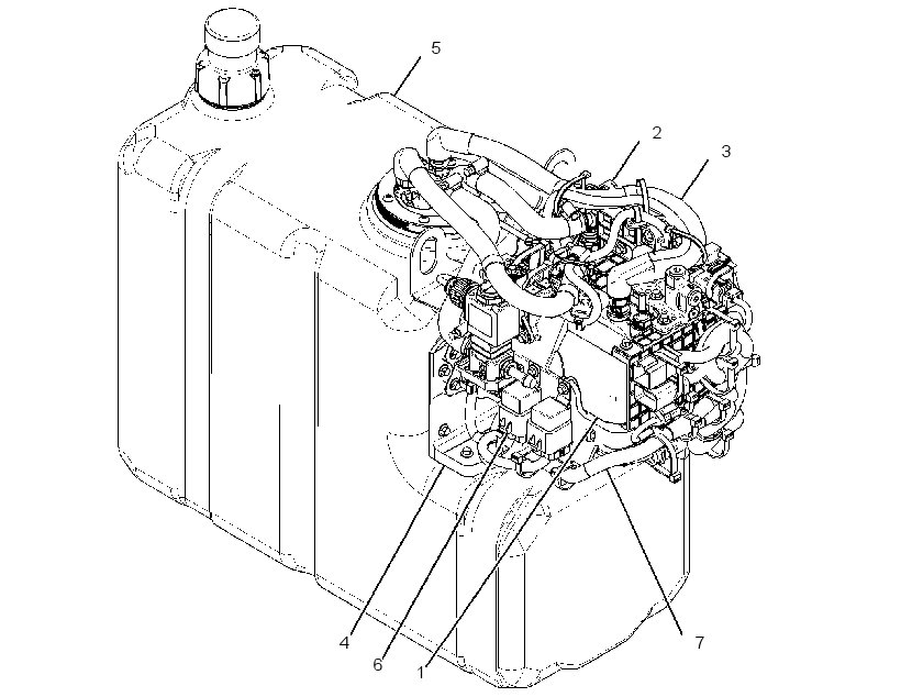 Модуль AdBlue (компоновка) 3996163 CAT