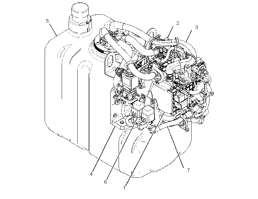 Модуль AdBlue (компоновка) 3996165 CAT