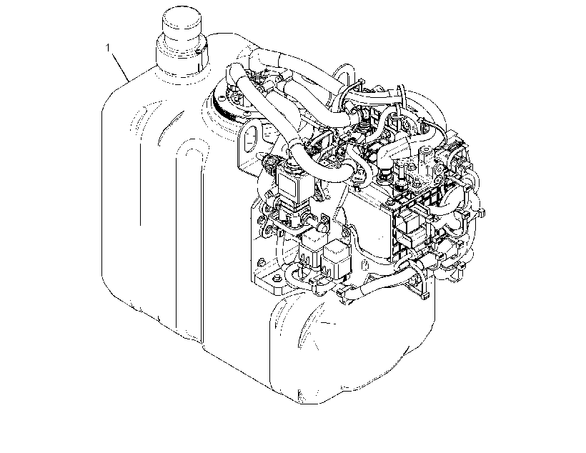 Модуль AdBlue (компоновка) 3892701 CAT