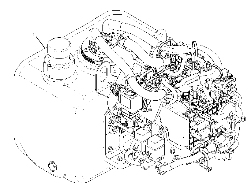 Модуль AdBlue (компоновка) 3892702 CAT