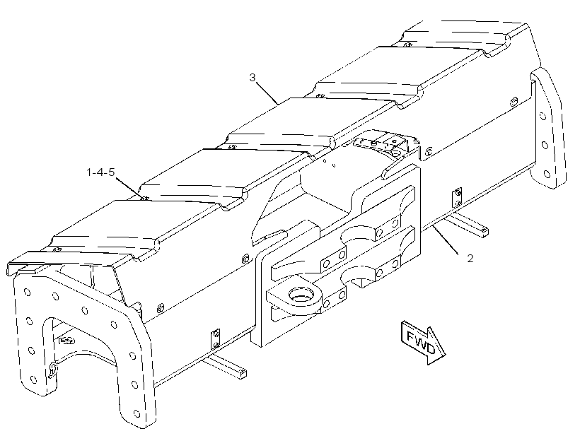 FRAME GP-SUSPENSION 3440573 CAT