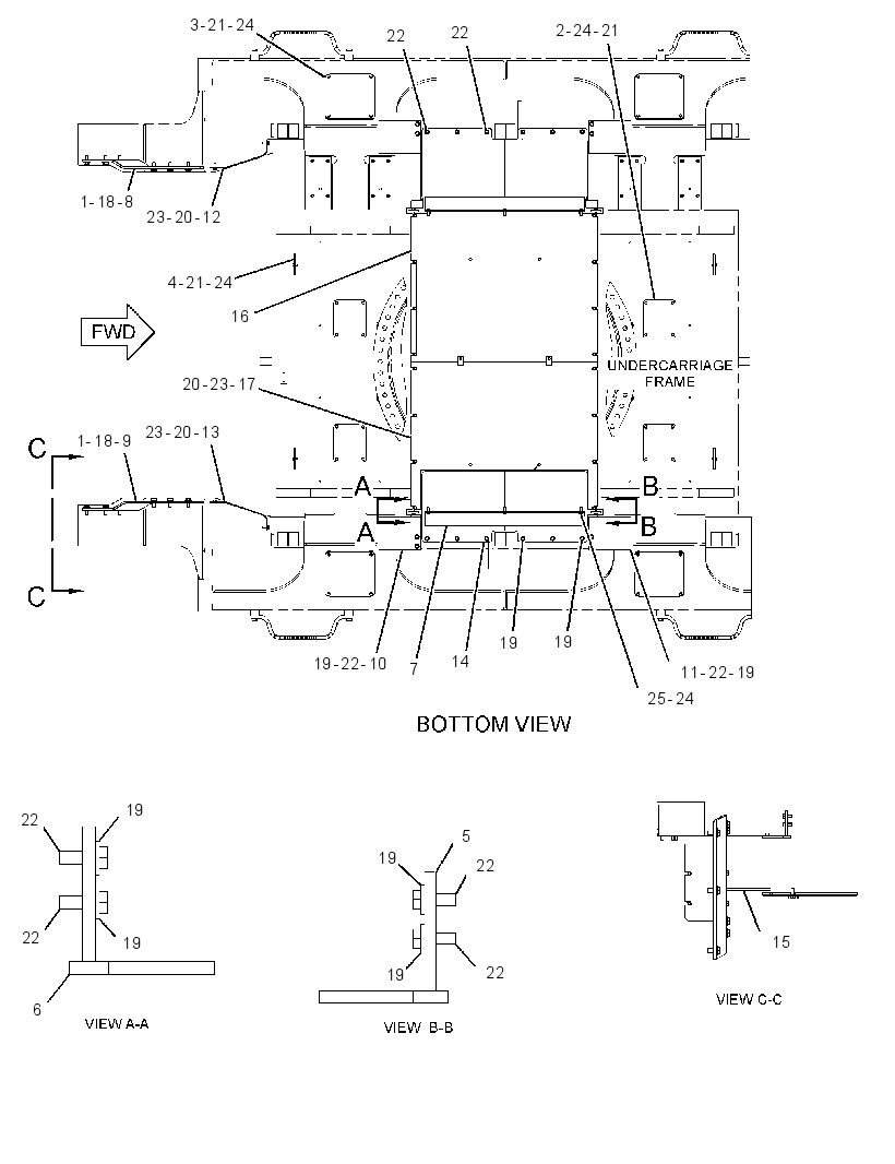 GUARD GP-UNDERCARRIAGE 3705530 CAT