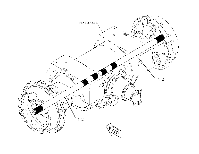 SHAFT GP-AXLE 3800012 CAT