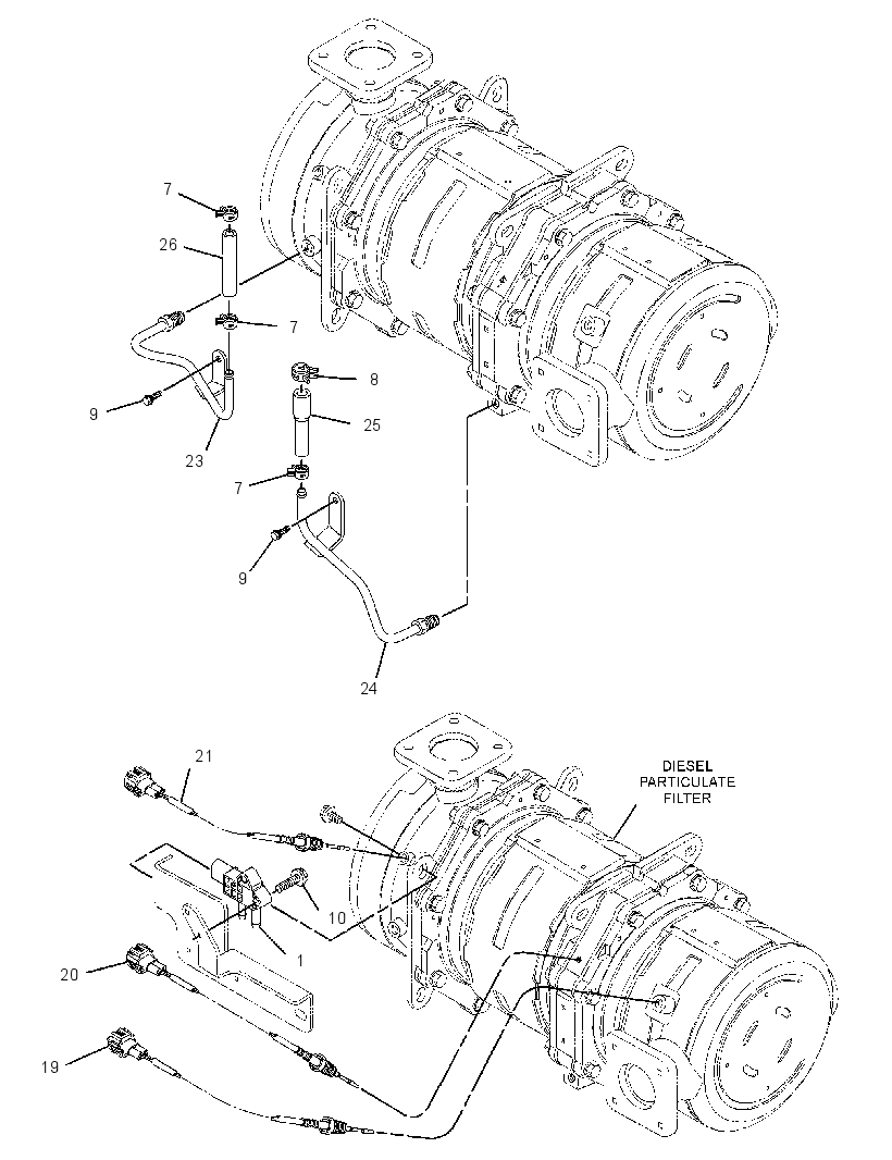 FILTER & MTG GP-EXHAUST 4362906 CAT