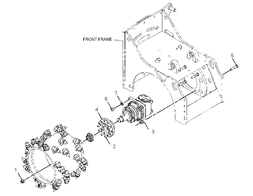DRIVE GP-COLD PLANER 4174346 CAT