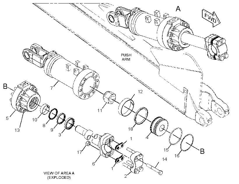 CYLINDER GP-BULLDOZER TILT 3729999 CAT