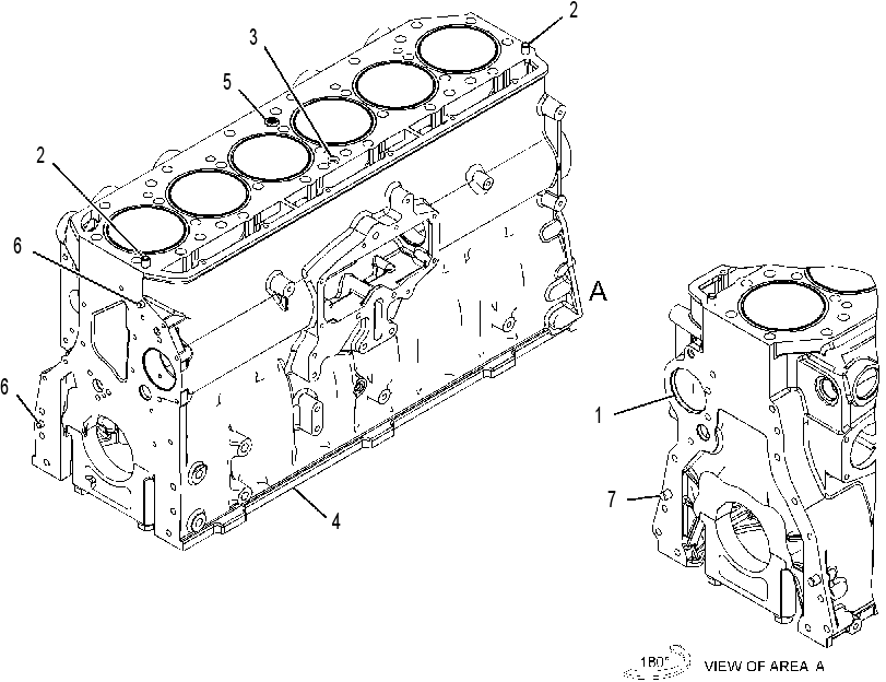 Блок цилиндров 4253527 CAT