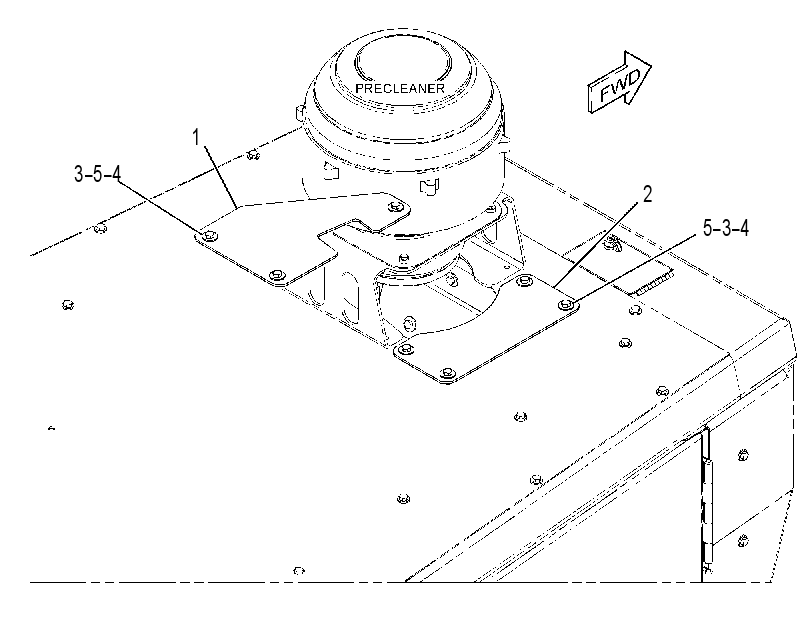 BAFFLE GP 3800662 CAT